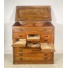 ANTICO MOBILE BANCONE CASSETTIERA UFFICIO CREDENZA 13 CASSETTI RIBALTA NOCE 1800