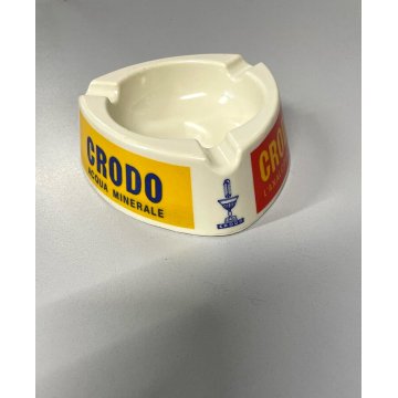 POSACENERE PUBBLICITARIO Crodo/Crodino ANALCOLICO BIONDO ø 12,5 CM MELAMMINA '60