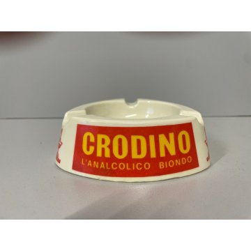 POSACENERE PUBBLICITARIO Crodo/Crodino ANALCOLICO BIONDO ø 12,5 CM MELAMMINA '60