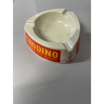 POSACENERE PUBBLICITARIO Crodo/Crodino ANALCOLICO BIONDO ø 12,5 CM MELAMMINA '60