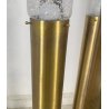 LAMPADA TERRA DESIGN ANNI 60/70 OTTONE VETRO PIANTANA VINTAGE 4 LUCI FLOOR LAMP