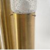 LAMPADA TERRA DESIGN ANNI 60/70 OTTONE VETRO PIANTANA VINTAGE 4 LUCI FLOOR LAMP