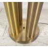 LAMPADA TERRA DESIGN ANNI 60/70 OTTONE VETRO PIANTANA VINTAGE 4 LUCI FLOOR LAMP