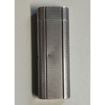 CARTIER Ovale ACCENDINO TASCA ARGENTO Briquet OLD SILVER LIGHTER Paris France