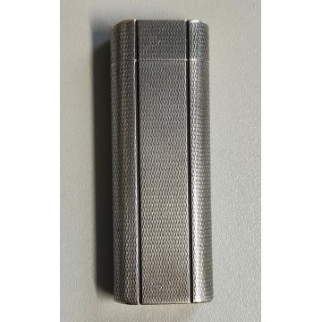 CARTIER Ovale ACCENDINO TASCA ARGENTO Briquet OLD SILVER LIGHTER Paris France