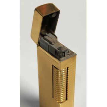 Lotto 3p ACCENDINO TASCA DORATO Briquet GOLDEN LIGHTER St Dupont Dunhill Colibrì