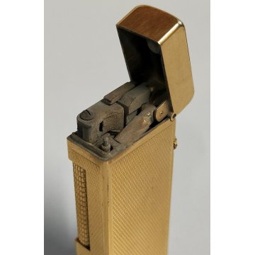 Lotto 3p ACCENDINO TASCA DORATO Briquet GOLDEN LIGHTER St Dupont Dunhill Colibrì