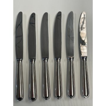 SERVIZIO POSATE SAMBONET X 6 PERSONE 24 PZ FORCHETTE COLTELLI ITALY FORK KNIFE