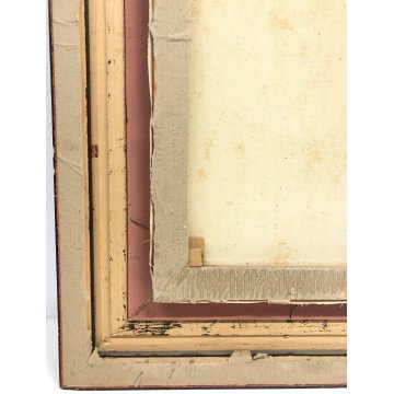QUADRO DIPINTO OLIO TELA GINO DE SIMONE OPERA CITTA' VINTAGE ANNI 60 