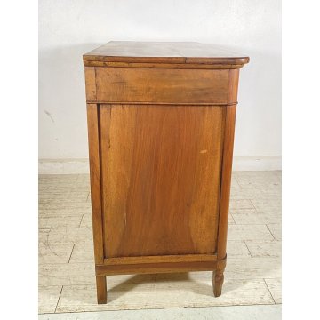 ANTICO COMÒ CASSETTONE 1800 CAPPUCCINO 4 CASSETTI LEGNO NOCE EPOCA GAMBA CIPOLLA