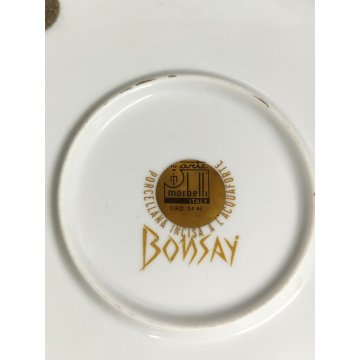 COFANETTO GIOIELLO OREFICERIA Morbelli PORCELLANA ACQUAFORTE Bonsay ORO 24 kt