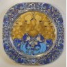 6 pz. PIATTO VETRO NATALE Rosenthal DESIGN Bjorn Wiinblad QUADRO DIPINTO 1976/81