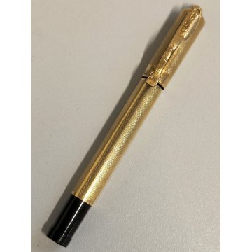 Waterman IDEAL Antica Penna Stilografica RETRATTILE Safety ORO 18kr FOUNTAIN PEN