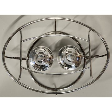 Christofle GALLIA Scaldavivande Piatti SILVER PLATED Chauffe Plat PLATE WARMER