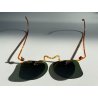 OCCHIALI COPRILENTE DA SOLE VERDE VINTAGE MONTATURA MATERIALE PLASTICO EPOCA