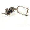 ANTICA SPILLA ARGENTATA OCCHIALI TEATRO a SCATTO LORGNETTE FOLDING GLASSES '20