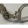 ANTICA SPILLA ARGENTATA OCCHIALI TEATRO a SCATTO LORGNETTE FOLDING GLASSES '20