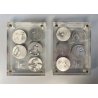 SERIE 10 MEDAGLIE ARGENTO 999 Salvador Dalì 10 COMANDAMENTI N 2578 PLEXIGLASS 76