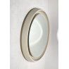 SPECCHIO PARETE BAGNO ROTONDO ABS LACCATO ANNI 70 SPECCHIERA DESIGN MIRROR