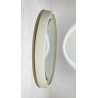 SPECCHIO PARETE BAGNO ROTONDO ABS LACCATO ANNI 70 SPECCHIERA DESIGN MIRROR