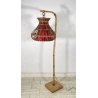 LAMPADA TERRA VINTAGE VIMINI DESIGN MIDCENTURY RATTAN BAMBU 1 LUME ANNI 60 LAMP