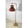 LAMPADA TERRA VINTAGE VIMINI DESIGN MIDCENTURY RATTAN BAMBU 1 LUME ANNI 60 LAMP
