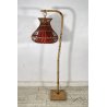 LAMPADA TERRA VINTAGE VIMINI DESIGN MIDCENTURY RATTAN BAMBU 1 LUME ANNI 60 LAMP