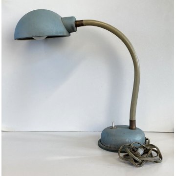 LAMPADA DA TAVOLO SCRIVANIA VINTAGE INDUSTRIAL DESIGN METAL TABLE LAMP ANNI '60