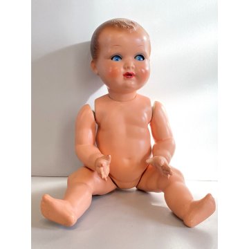 ANTICA BAMBOLA BAMBOLOTTO Marcellino Ottolini VINTAGE DOLL CELLULOIDE 42cm/h '50