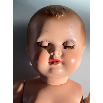 ANTICA BAMBOLA BAMBOLOTTO Marcellino Ottolini VINTAGE DOLL CELLULOIDE 42cm/h '50