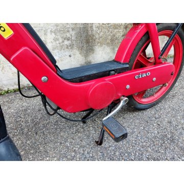 PIAGGIO Ciao PX Teen MOTORINO Rosso Nero ANNI 90 ciclomotore 50cc CERCHI in LEGA