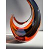 SCULTURA OCA SWAN VETRO SOMMERSO MURANO FLAVIO POLI ARCHIMEDE SEGUSO GOOSE GLASS