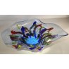 CENTROTAVOLA VETRO Murano FIRMATO L. Tagliapietra SOMBRERO cannule GLASS VASE