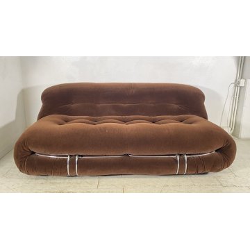 DIVANO DESIGN Afra & Tobia Scarpa "soriana" Cassina POLTRONA 1970 SOFA VINTAGE