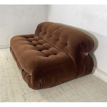 DIVANO DESIGN Afra & Tobia Scarpa "soriana" Cassina POLTRONA 1970 SOFA VINTAGE