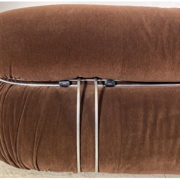 DIVANO DESIGN Afra & Tobia Scarpa "soriana" Cassina POLTRONA 1970 SOFA VINTAGE