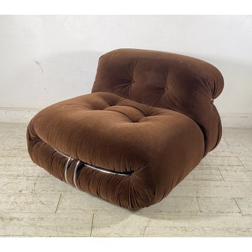 POLTRONA DESIGN Afra & Tobia Scarpa "soriana" Cassina ARMCHAIR 1970 SOFA VINTAGE