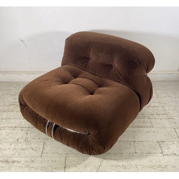 POLTRONA DESIGN Afra & Tobia Scarpa "soriana" Cassina ARMCHAIR 1970 SOFA VINTAGE