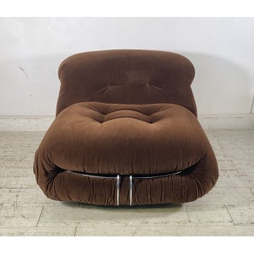 POLTRONA DESIGN Afra & Tobia Scarpa "soriana" Cassina ARMCHAIR 1970 SOFA VINTAGE