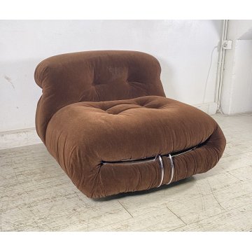 POLTRONA DESIGN Afra & Tobia Scarpa "soriana" Cassina ARMCHAIR 1970 SOFA VINTAGE