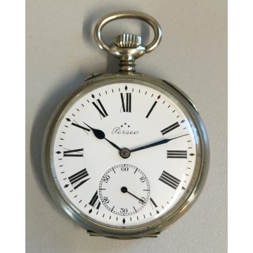 ANTICO OROLOGIO TASCA Perseo Ferrovie FS epoca ANNI 50 OLD Railroad POCKET WATCH