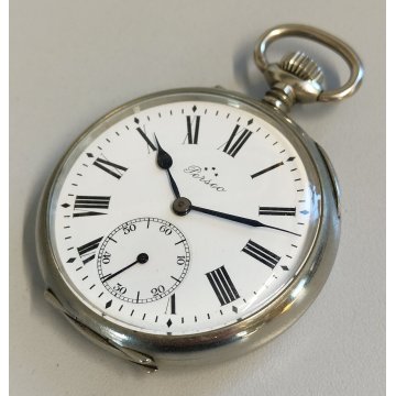 ANTICO OROLOGIO TASCA Perseo Ferrovie FS epoca ANNI 50 OLD Railroad POCKET WATCH