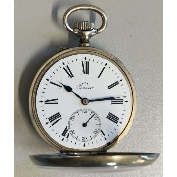 ANTICO OROLOGIO TASCA Perseo Ferrovie FS epoca ANNI 50 OLD Railroad POCKET WATCH