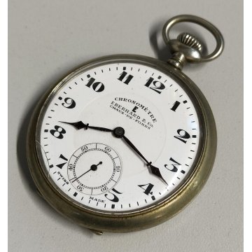 ANTICO OROLOGIO TASCA Eberhard Chronometre EPOCA anni 30 OLD POCKET WATCH montre