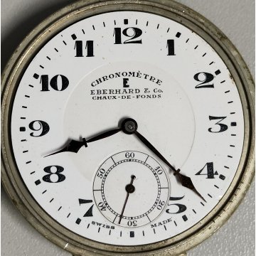 ANTICO OROLOGIO TASCA Eberhard Chronometre EPOCA anni 30 OLD POCKET WATCH montre