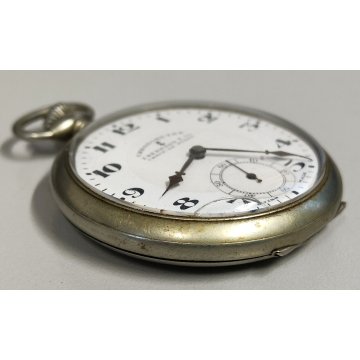 ANTICO OROLOGIO TASCA Eberhard Chronometre EPOCA anni 30 OLD POCKET WATCH montre