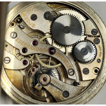 ANTICO OROLOGIO TASCA Eberhard Chronometre EPOCA anni 30 OLD POCKET WATCH montre