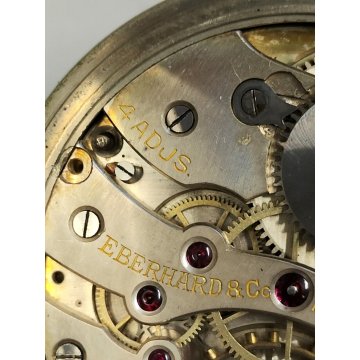 ANTICO OROLOGIO TASCA Eberhard Chronometre EPOCA anni 30 OLD POCKET WATCH montre