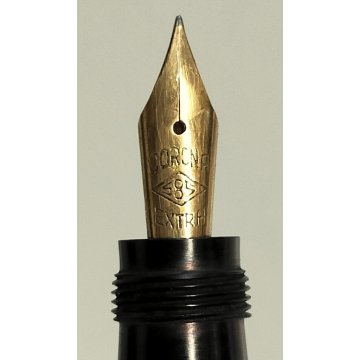 UNIVERSAL Antica Penna Stilografica RETRATTILE Safety ORO 18kr OLD FOUNTAIN PEN