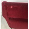 DIVANO DESIGN GIGI RADICE 1955 BORDEAUX VINTAGE ARMCHAIR SEDIA ITALY ANNI 50 